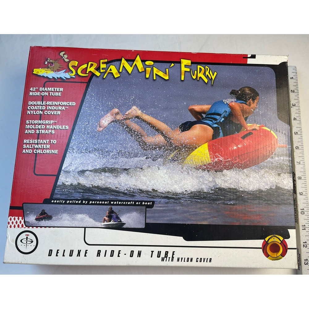 Deluxe Ride On‎ Tube 42" Inch Stormgrip Handle Strap Tow Water Sport Ingear